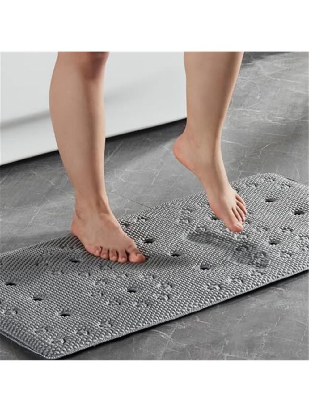 Non Slip Bathtub Mat 36 X 17 Foam Shower Bath Mat Suction Cups Machine Washable